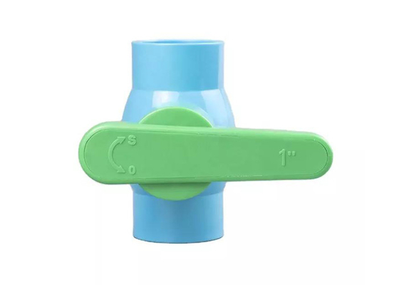 プラスチック ポリ塩化ビニールの球弁のABSは水制御のためのソケットを扱う