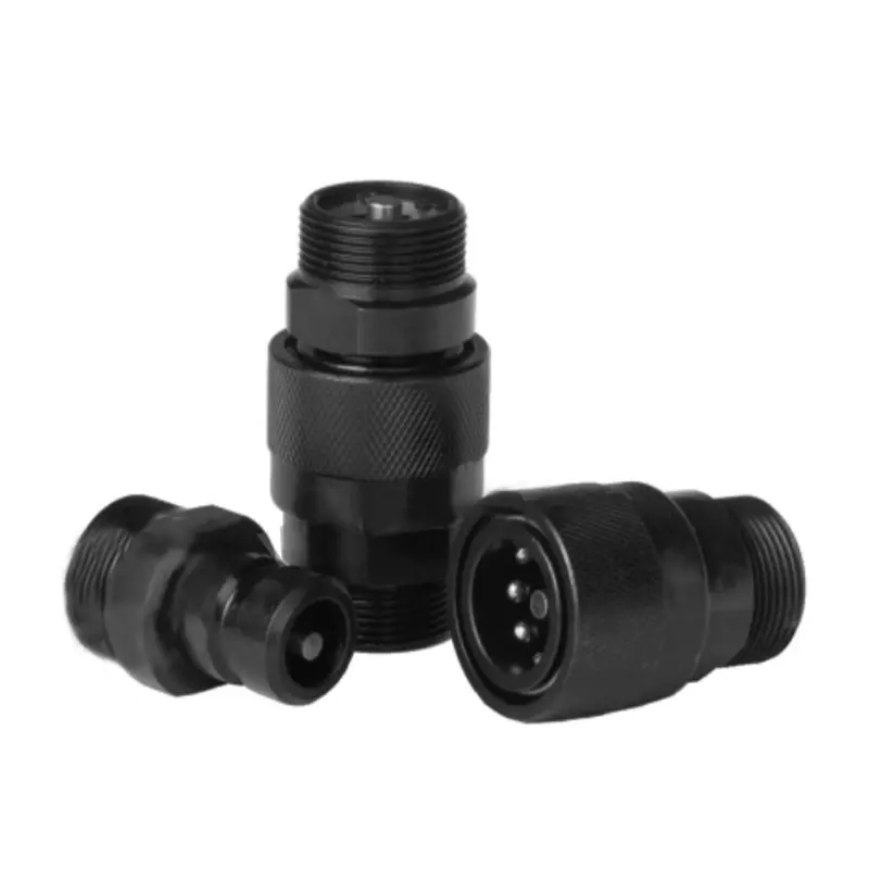 CB-Q/ZB275 スレッドロック油圧クイックカップリング – 低圧用途向け手動プッシュプル
