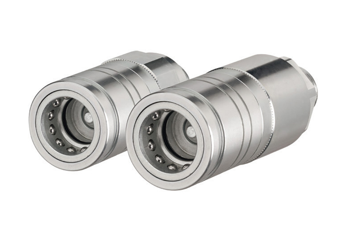 PPK ISO 7241-1 A 油圧クイックカップリング コーンシリーズ - 250バール 鋼球ロック 重機用